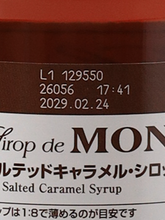 Load image into Gallery viewer, Monin Salted Caramel Syrup 700ml