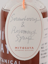 Load image into Gallery viewer, mitosaya STRAWBERRY &amp; ROSEMARY SYRUP