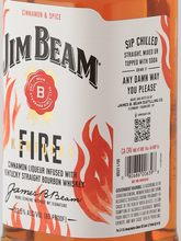 Load image into Gallery viewer, Jim Beam Kentucky Fire 1L