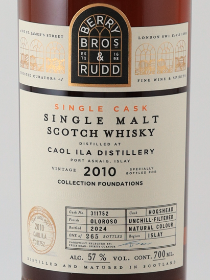 BB&R Caol ila 14 Year 2010 for LMDW 57%