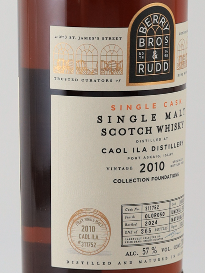 BB&R Caol ila 14 Year 2010 for LMDW 57%