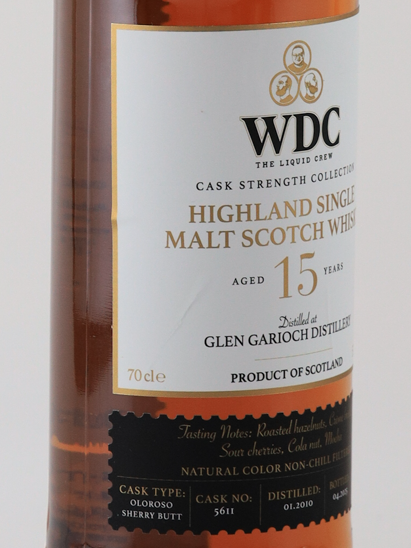 WDC Glen Garioch 15 years 2010 53.3%