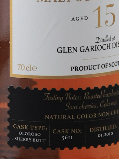 WDC Glen Garioch 15 years 2010 53.3%