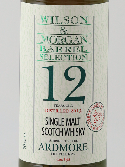 Wilson & Morgan Ardmore 12 Years 2013 53.3%
