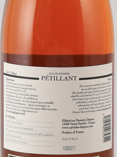 DuPont Sparkling Apple Juice 2024