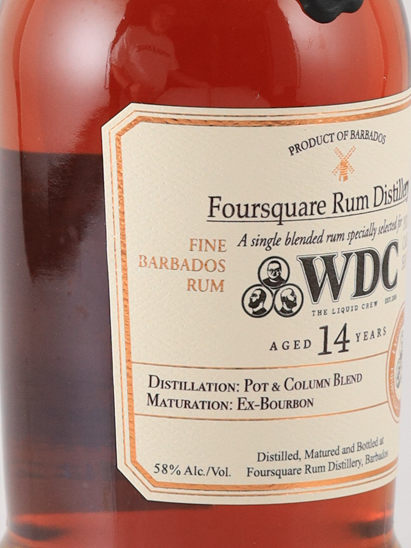 Foursquare Barbados Rum 14 Year Old for WDC 58%
