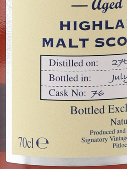 Signatory Edradour 10 Years 2015 Antilled Filtered for JAPAN 46%