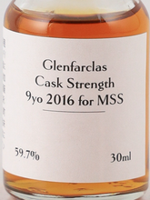 Load image into Gallery viewer, Glenfarclas 9 Years 2016 for MSS 59.7% 30ml
