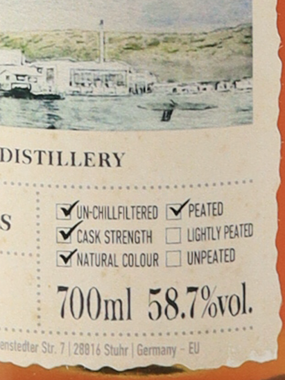 Best drum Caol ila 14 years 2011 58.7%
