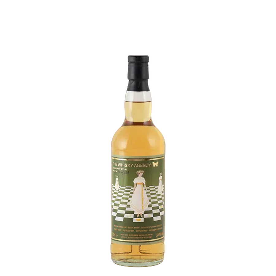 Ardmore 1997 27 Year Old by The Whisky Agency, 700ml bottle with green illustrated label