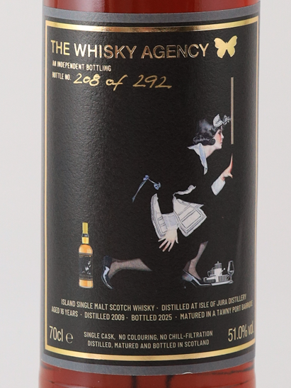 Whisky Agency Isle of Jura 16 Years Old 2009 51%