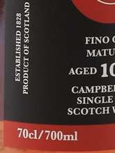 Load image into Gallery viewer, Springbank 10 Year Fino Sherry Cask 55% [Parallel Import] (Defective label)