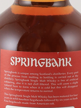 Load image into Gallery viewer, Springbank 10 Year Fino Sherry Cask 55% [Parallel Import] (Defective label)