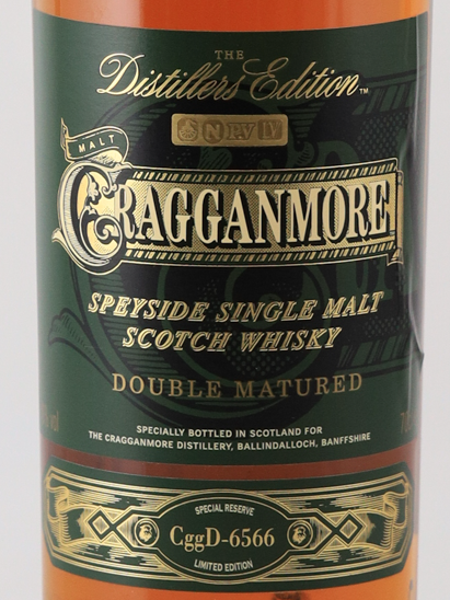 Cragganmore Double Mature 2001/2014 700ml (defective label? No box)