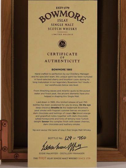 Bowmore 26 Years 1985 Vintage Release 52.3%
