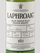 Load image into Gallery viewer, Laphroaig 2009/2022 Hand-filled 57% (defective cap)