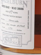 Load image into Gallery viewer, Hazelburn 17 Year Open Day 2026 49.2% 350ml