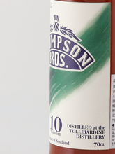 Load image into Gallery viewer, Thompson Bros Tullibardine 10 years 2014 48.5%