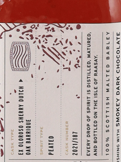 T.I.R Isle of Raasay 2021/2026 Peated Oloroso Dutch Oak 59.6%