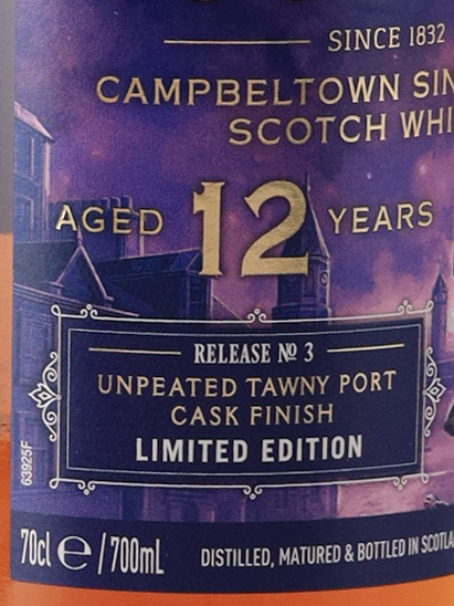 Glen Scotia 12 Years Old Icons of Campbelltown No.3 Ulver 51.7%