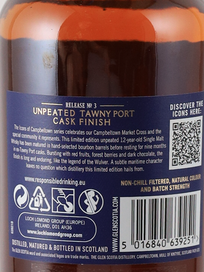 Glen Scotia 12 Years Old Icons of Campbelltown No.3 Ulver 51.7%