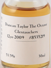 Load image into Gallery viewer, Duncan Taylor Octave Glentauchers 12 Years 2009 #8535219 53.5% 30ml
