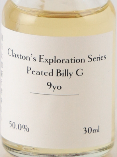 Claxton's Exploration Peated Billy G 9 Years 50% 30ml