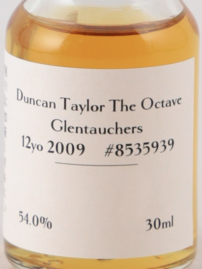 Duncan Taylor Octave Glentauchers 12 Years 2009 #8535939 54% 30ml