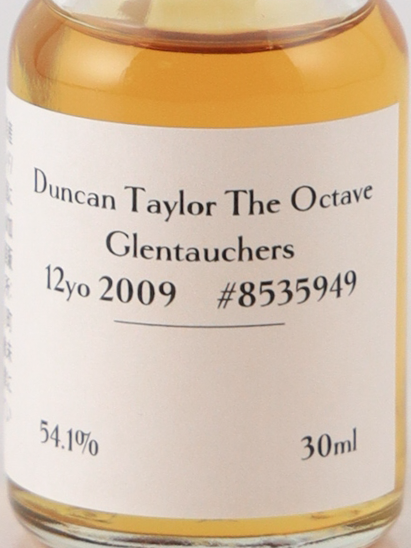 Duncan Taylor Octave Glentauchers 12 Years 2009 #8535949 54.1% 30ml