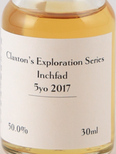 Load image into Gallery viewer, Claxton's Exploration Inchfad 5 Year 2017 50% 30ml