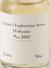 Load image into Gallery viewer, Claxton's Exploration Dailuaine 9 Years 2013 50% 30ml