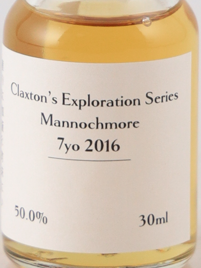 Claxton's Exploration Mannochmore 7 Years 2016 50% 30ml