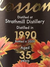 Load image into Gallery viewer, Blossoms Strathmill 35 Years Old 1990 45.6%