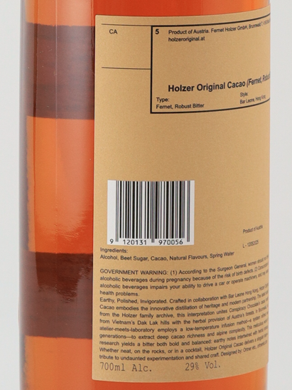 Holzer Original Cacao 700ml