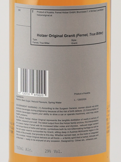 Holzer Original Granit 700ml