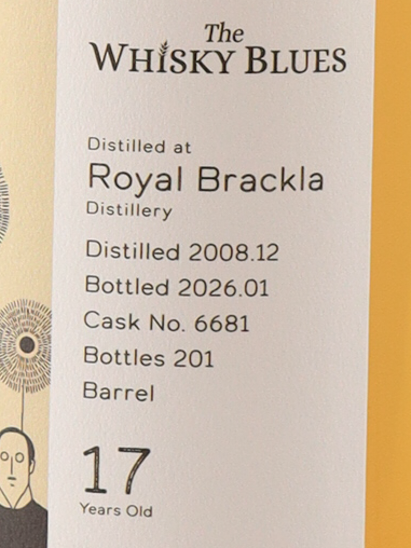 The Whisky Blues Royal Brackla 17 Years 2008 59%