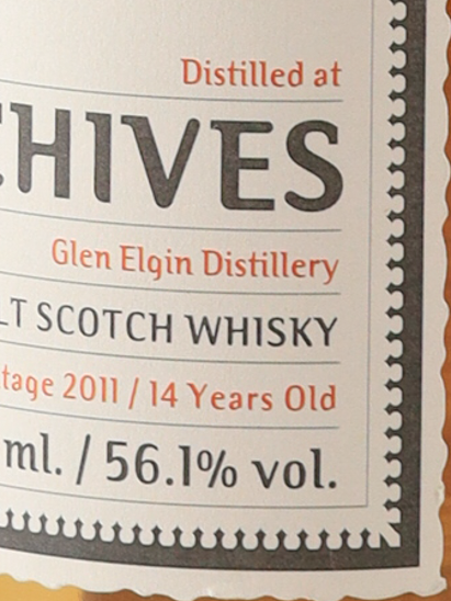 Archives Glen Elgin 14 Years 2011 56.1%
