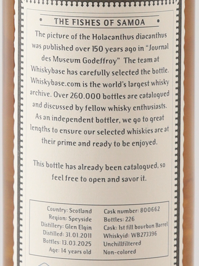 Archives Glen Elgin 14 Years 2011 56.1%