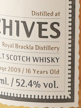 Load image into Gallery viewer, Archives Royal Brackla 16 Years 2009 52.4%
