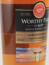 Load image into Gallery viewer, Worthy Park 2018 7Yo Barrel #1121 Japan Exclusive