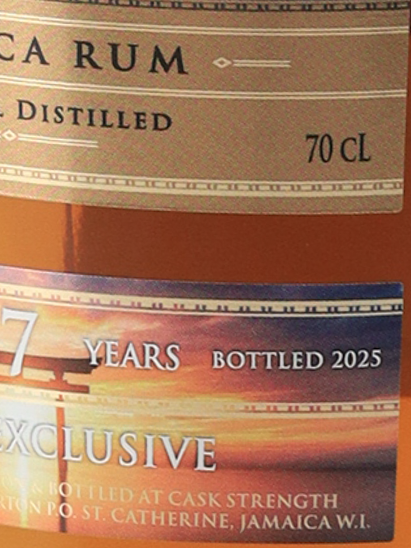 Worthy Park 2018 7Yo Barrel #1121 Japan Exclusive