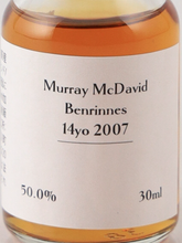 Load image into Gallery viewer, Murray McDavid Benrinnes 14 Years 2007 50% 30ml