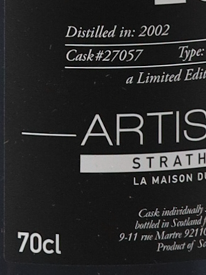 LMDW Artist Strathisla 20 years 2002 55.4%