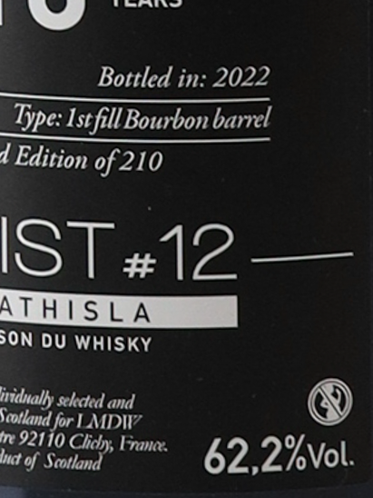LMDW Artist Strathisla 10 Years 2012 62.2%