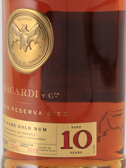Bacardi 10 Years Diess Gold 700ml