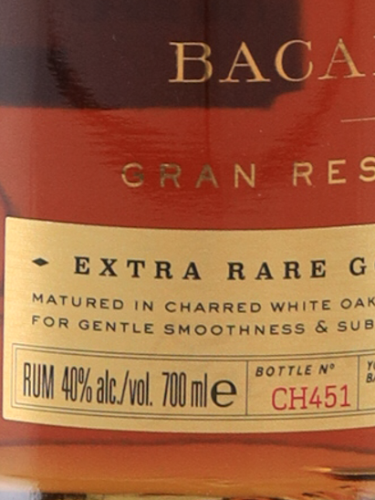 Bacardi 10 Years Diess Gold 700ml