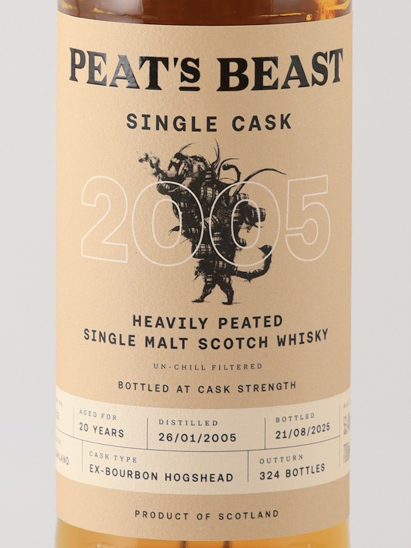Peat's Beast Single Cask 20 Years Old 2005 53.4%