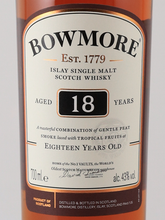 Load image into Gallery viewer, Bowmore 18 years [Parallel Import] (no box)