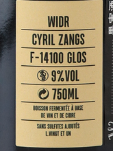 Load image into Gallery viewer, Cyril Zangs Weider Rouge 2021 750ml
