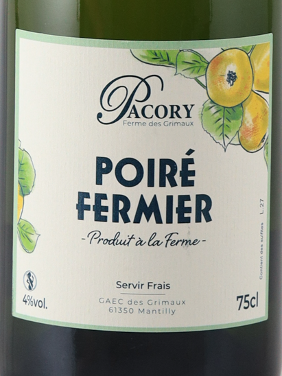 Pacory Poire Fermier 750ml